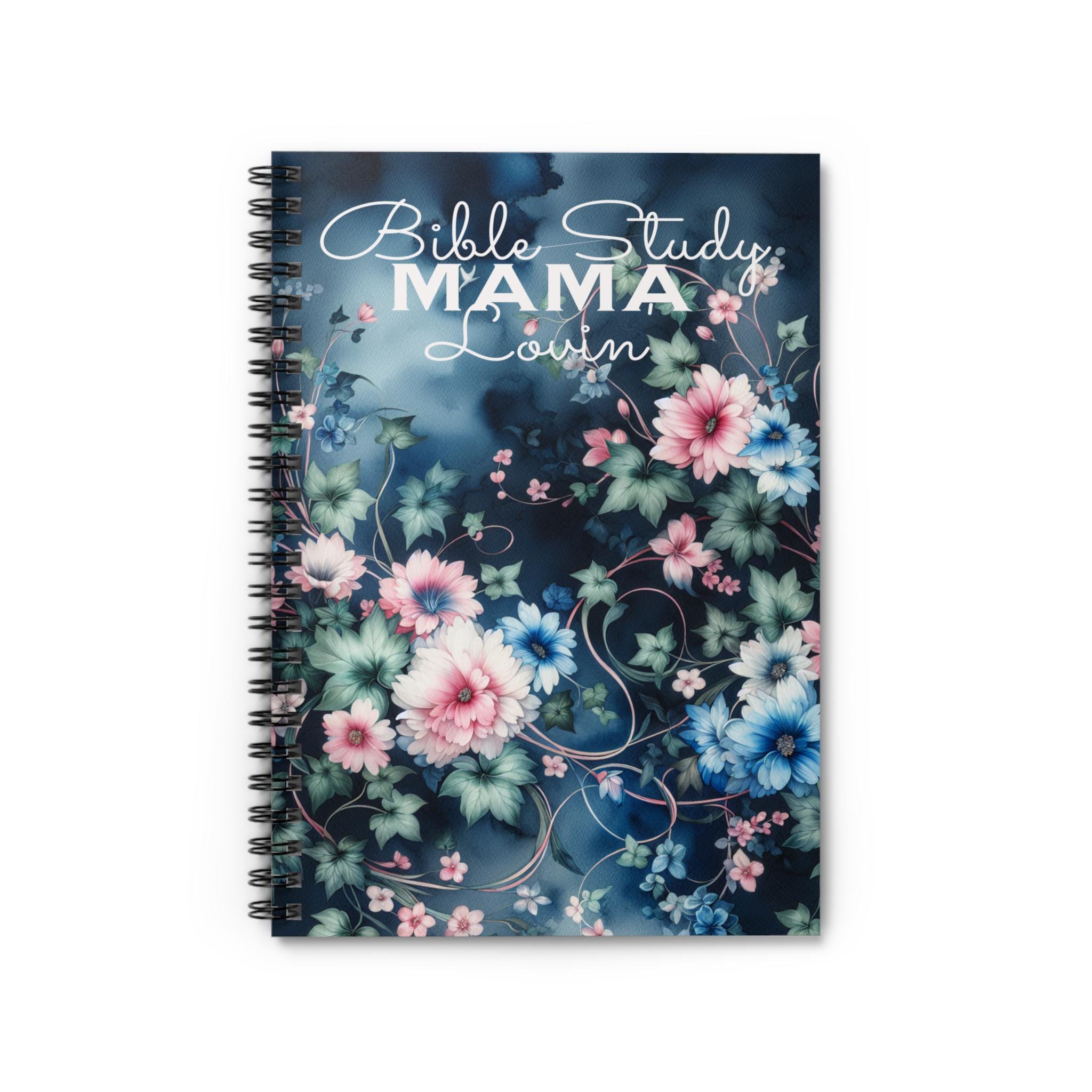 Floral Bible Study Mama Notebook | Christian Sermon Notes Journal - Etsy