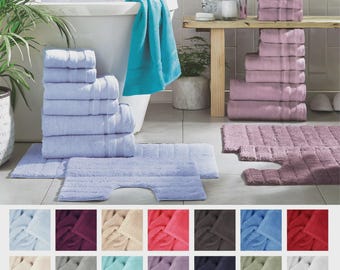 8 Piece Towels Bale Set 100% Egyptian Cotton Face Cloths, Hand Towels, Jumbo