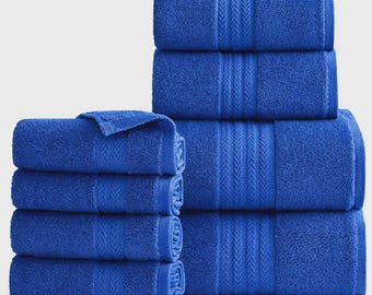 100% Egyptian Cotton Super Soft Towels 600gsm Combed Towel Hand Bath Towels