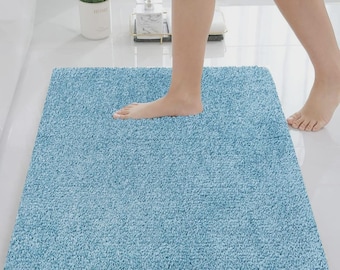 Non Slip Bath Mat Water Absorbent Small Large Bathroom Rugs Toilet Pedestal Mats
