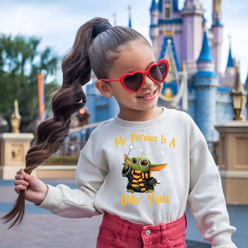 My Patronus is a Baby Yoda Disney Shirts, Disney World Family, Disneyland, Star Wars Disney Shirts, Baby Yoda Disney Ears, Kids Disney image 8