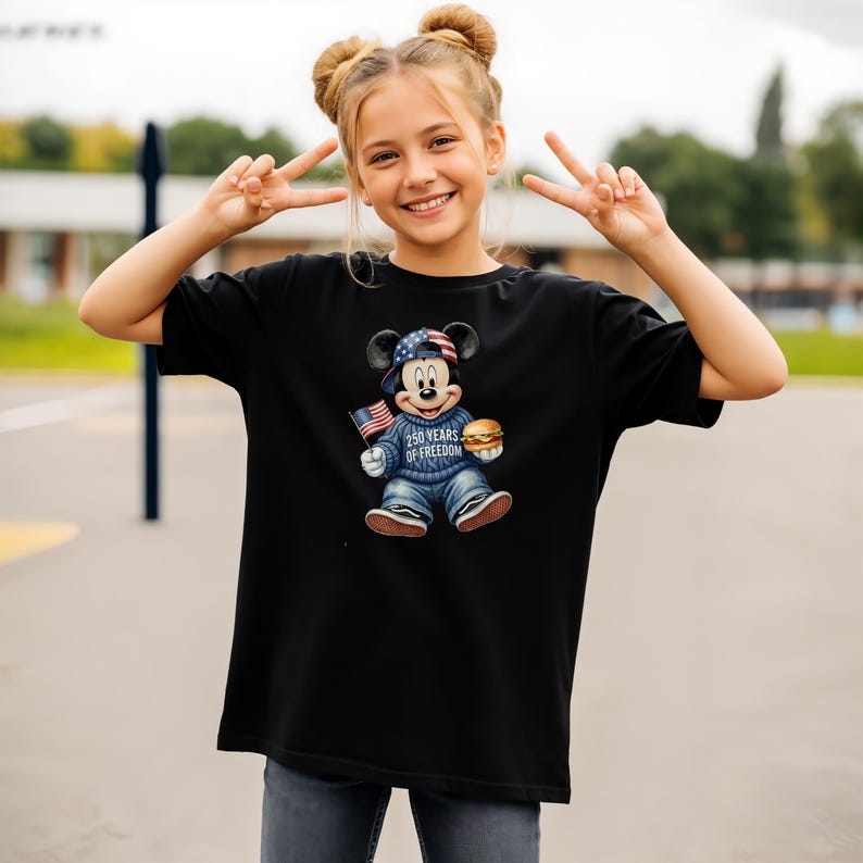 Disney 250 Years Of America Shirt, Mickey Friends USA 250th Anniversary Tee, Patriotic Family Sweatshirt, America Freedom T-Shirt image 2