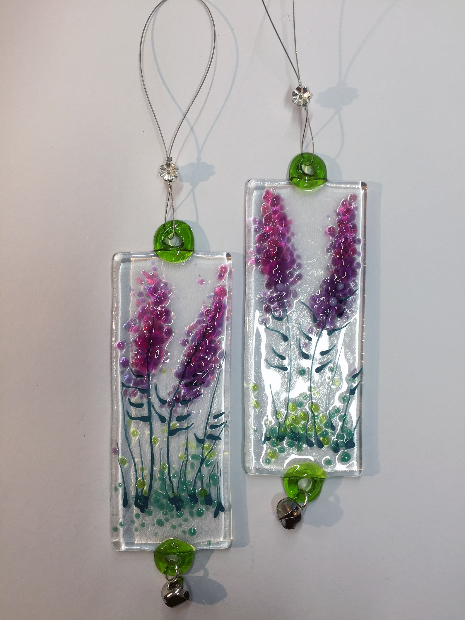 Fused Glass Hangings Etsy