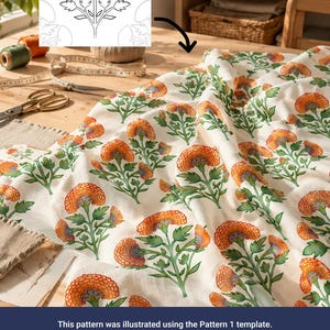 Seamless Pattern Guides | Repeatable Pattern Templates for Procreate Beginner | Set of 4 image 10