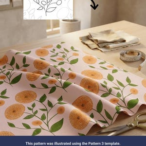 Seamless Pattern Guides | Repeatable Pattern Templates for Procreate Beginner | Set of 4 image 4
