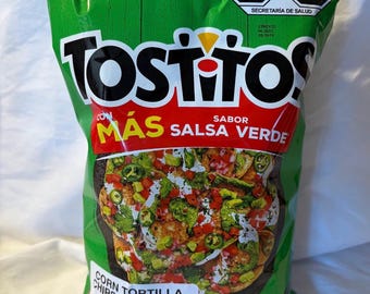 Tostitos Salsa Verde Corn Tortilla Chips | Imported Mexican Chili Pepper Snack (6.1 oz)