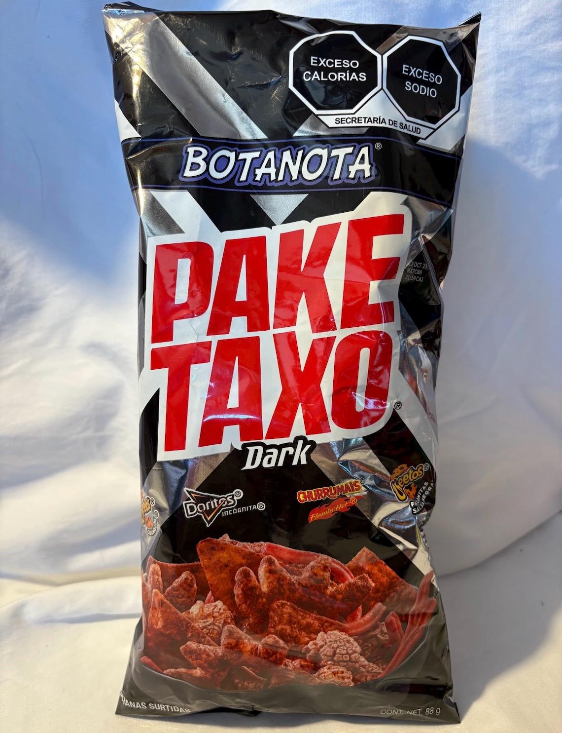 Sabritas Paketaxo Dark Botanota Mix – Doritos Incógnita, Churrumais ...