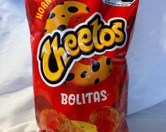 Bolitas de maíz con chile y queso Cheetos – Bolitas crujientes mexicanas importadas (3.8 oz)