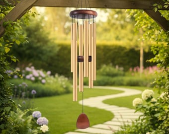 Metall Windspiele, Gartendekor, Holzspiel im Freien