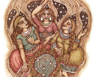 PRINT Three Sisters