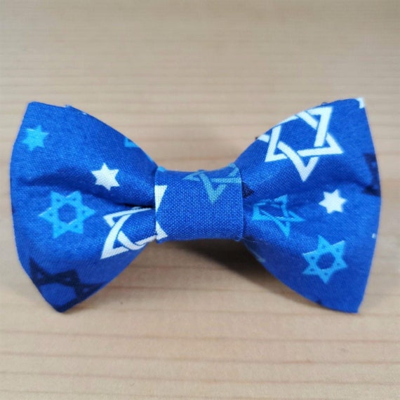 KAWAMOUSE Adjustable Pe-tied Bow Tie Fo Men (Jewish
