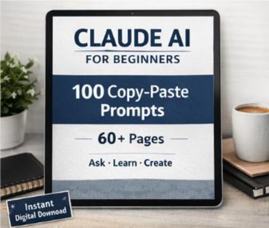 Claude AI Prompt Pack for Beginners | 100 Copy-paste Prompts (PDF ...