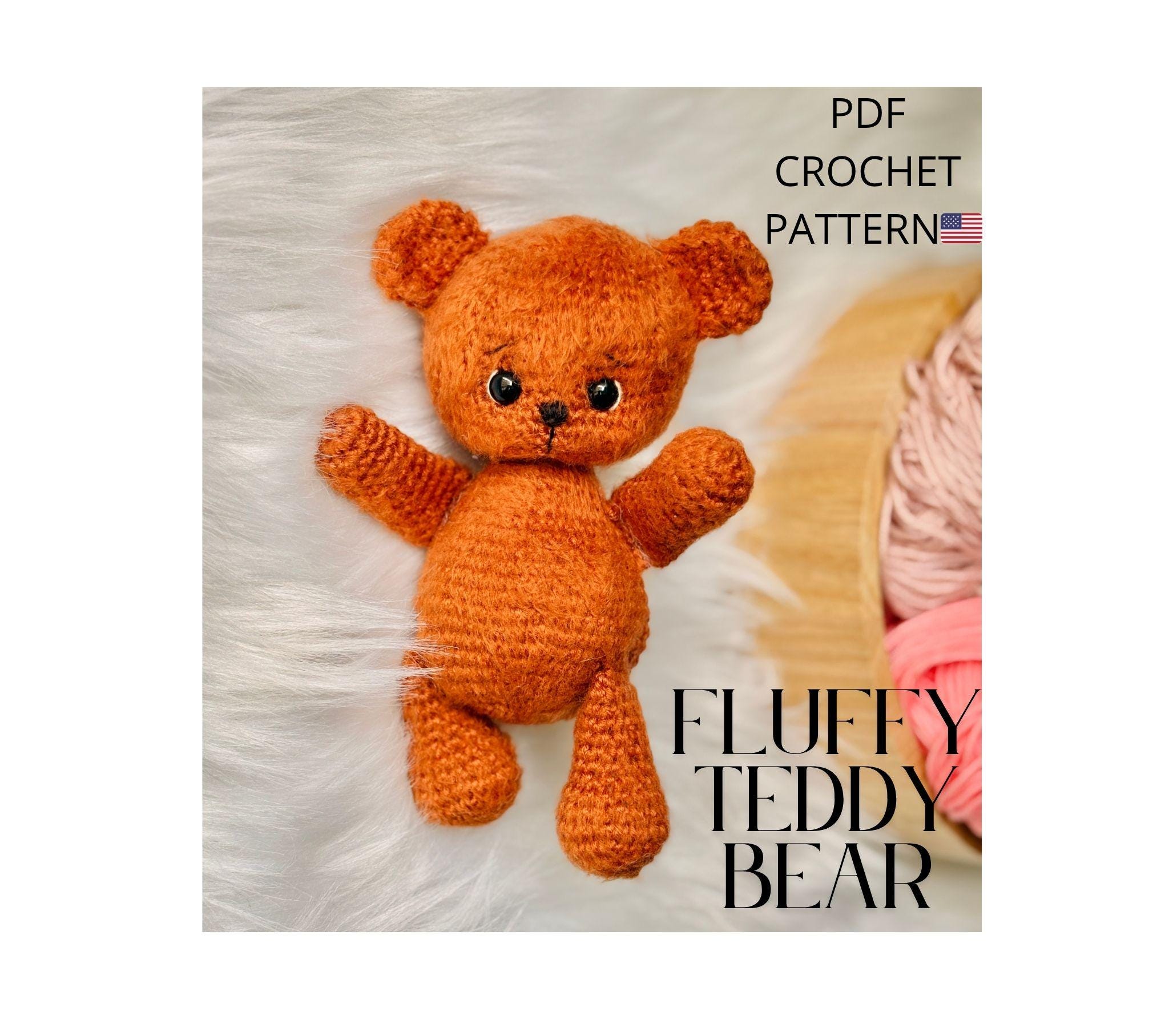Crochet Teddy Bear Pattern, Beginner Friendly Easy Amigurumi Tutorial ...