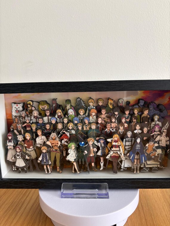 Mushoku Tensei: Jobless Reincarnation Character Lineup 3D Shadow