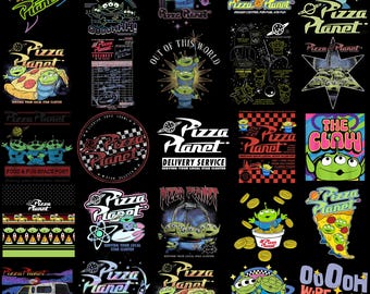 Pizza Aliens PNG, Story About Toys Png, Green Aliens Png, Foods And Drinks Png, Pizza Box Party Png, Pizza Restaurant Png, Digital Download