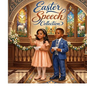 Children's Easter Speeches for Church | Printable Recitations (Digital Download)