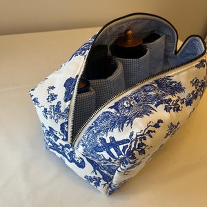 Floral Quilted Hair Tool Bag | Cotton Travel Case for Hot Air Stylers & Styling Wands