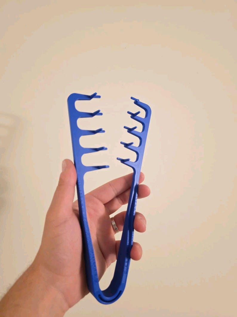 3D Printed Ergonomik Hair Sectioning Comb - Professional Hair Mixing ...