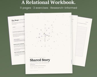 Family Keepsake Story Workbook Printable, Relationship Memory Journal, Connection Gift PDF