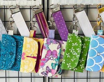 Mini Fabric Wristlet Card Holder