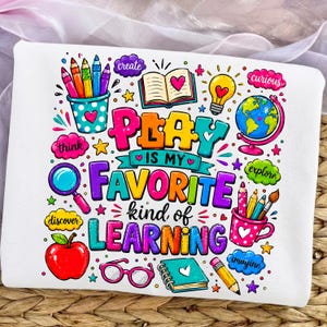 Play Is Favorite Learning PNG, Back To School Teacher Artwork, Classroom Sublimation Art Graphic, Educator Tee Design, Digital Download