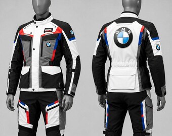 Adventure Motorcycle Riding Gear Bundle – Full Suit, Boots, Gloves – CE Armor Protection