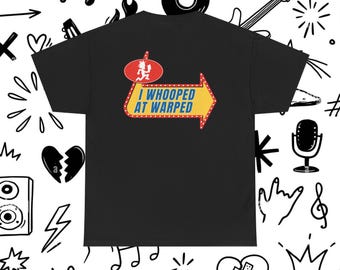 Camiseta con la flecha de Warped que grité / Camiseta del festival de punk rock