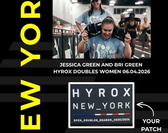 NEW YORK HYROX | Hyrox Finisher Patch Poster | Customizable