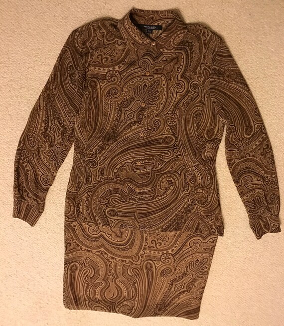 Vintage Emanuel Ungaro Paisley Silk Skirt and Blou
