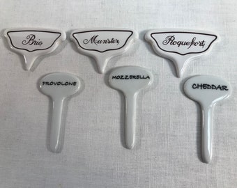 Set of 6 Cheese Markers