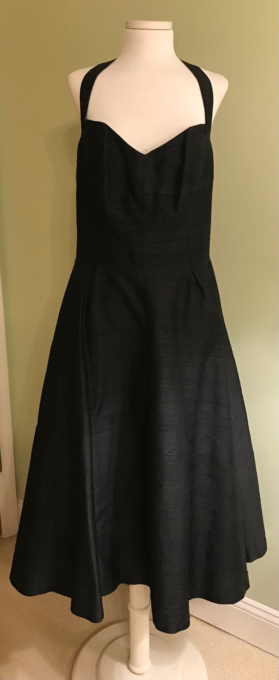 Shoshanna Black Silk Halter Dress size 10