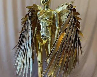 Huge golden wings - Arm wings - Fenix cosplay wings - Large golden wings for adults