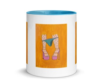 Girls Wanna Have Fun - Mug with Color Inside