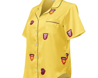 Sweet Tooth - All-over print women’s short sleeve pajama top