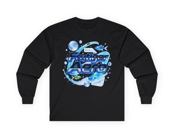 Frutiger Aero T-Shirt, Blue Y2K Aqua Tech Graphic Tee