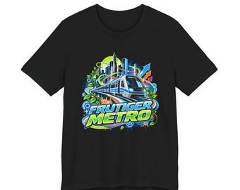 FruTiger Metro train graphic Tee | Urban transit cityscape t-shirt
