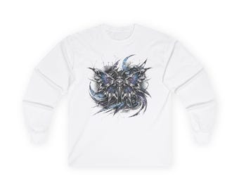 Y2k Aflicted Moth Long Sleeve Tee