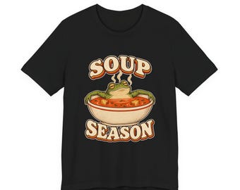 Soup Season frog bowl tee | Funny vintage soup design
