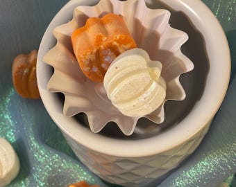 Pastillas de cera de soja con aroma a calabaza dulce