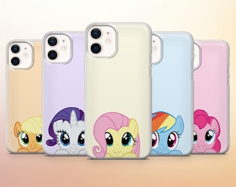 Funda para teléfono My Little Pony con diseño de pony para iPhone 17e, 16, 15, 14, 13, 12, Samsung S26, S25, S24, A17, A57, Pixel 10A, 9Pro