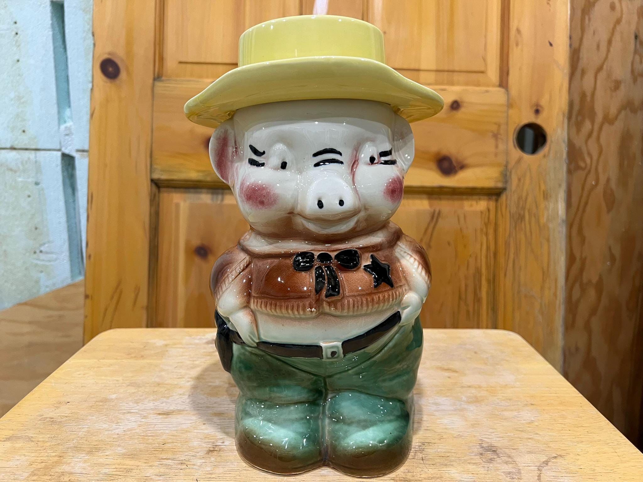 1950 Pig Cookie Jar - Etsy