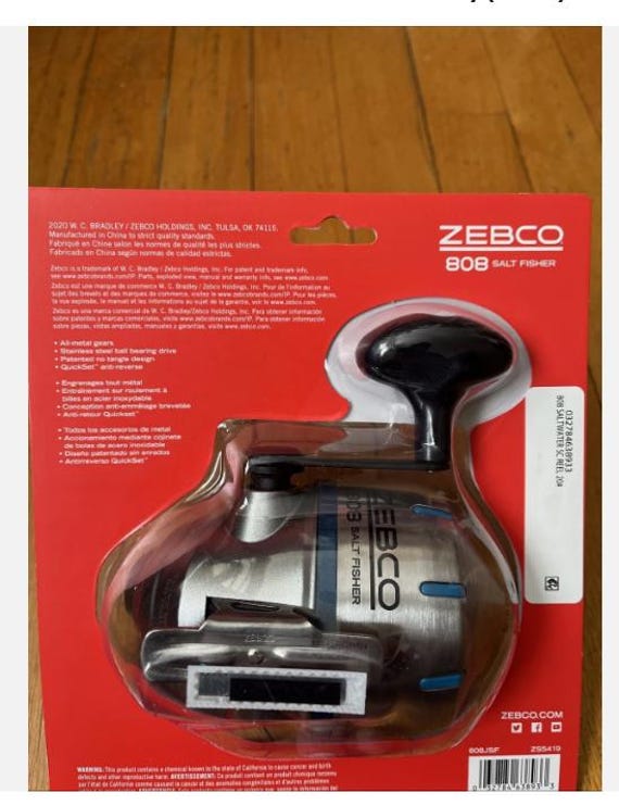 Zebco 808 Salwater Spincast Fishing Reel New in Manufacturer Package - Etsy Zebco 808 Salwater Spincast Fishing Reel New in Manufacturer Package - Etsy