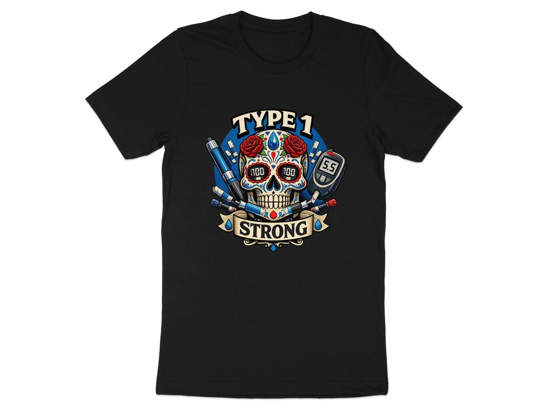 Type 1 Strong Diabetes Awareness Design - Etsy