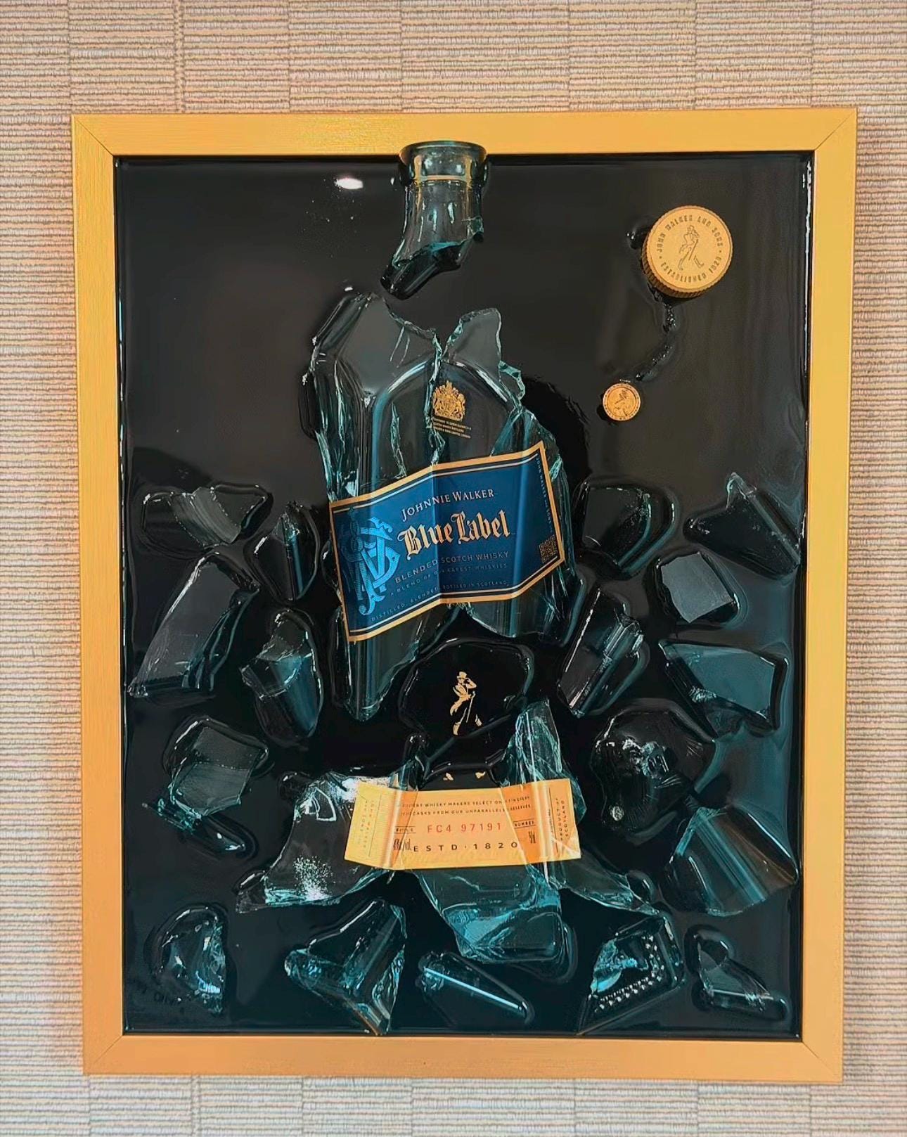 Johnny Walker Blue Label Art - Etsy