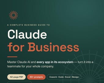 Handleiding voor AI-prompts voor kleine bedrijven, kant-en-klare prompts (pdf), prompts voor marketingmails en sociale media, toolkit voor bijverdiensten, direct te downloaden.