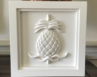 Gold Pineapple Print Faux Gold Foil Print Minimalist Art Print Etsy