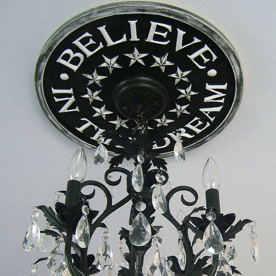 Black And White Decor Ceiling Medallions Lighting Ceiling Etsy