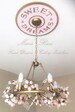 Pink and Gold Decor, Ceiling Medallions, Ceiling Medallion, Pink Decor, Girls Room Decor, Sweet Dreams Ceiling Medallion, Baby Shower Gift 