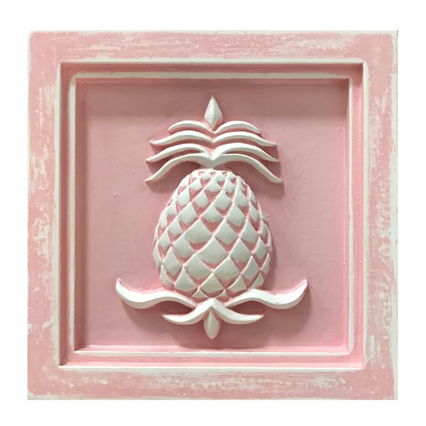 Pink Pineapple Decor, Pink Pineapples, Pineapple Decor, Shabby Chic Pink Decor, Farmhouse Decor, Home Decor, Pink Decor, Marie Ricci, Pink