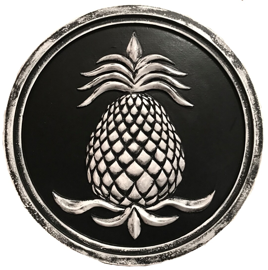 Black and White Farmhouse Decor Black Pineapple Farmhouse Etsy